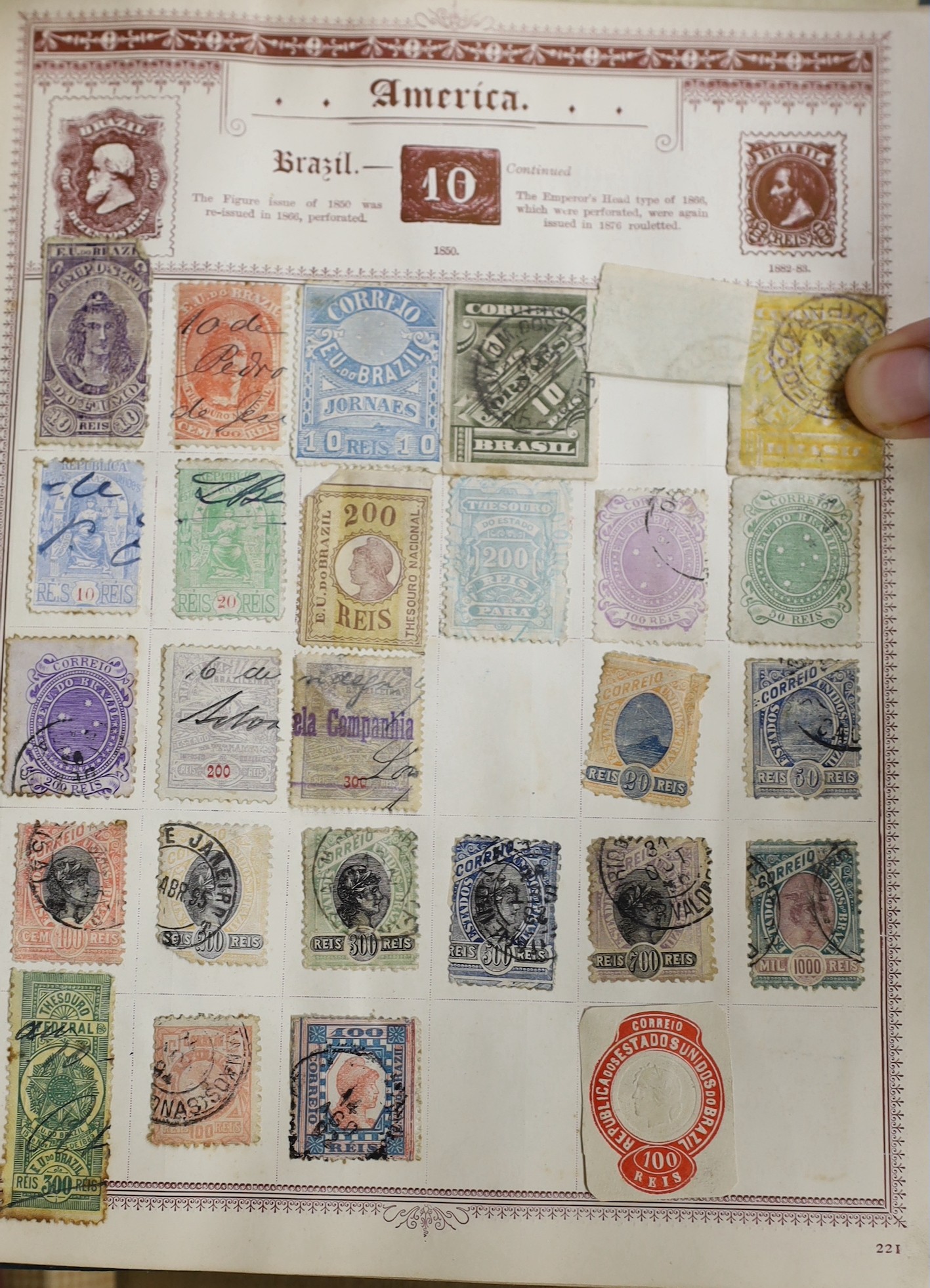 World stamps in several albums, stock books with G.B. British Commonwealth and foreign